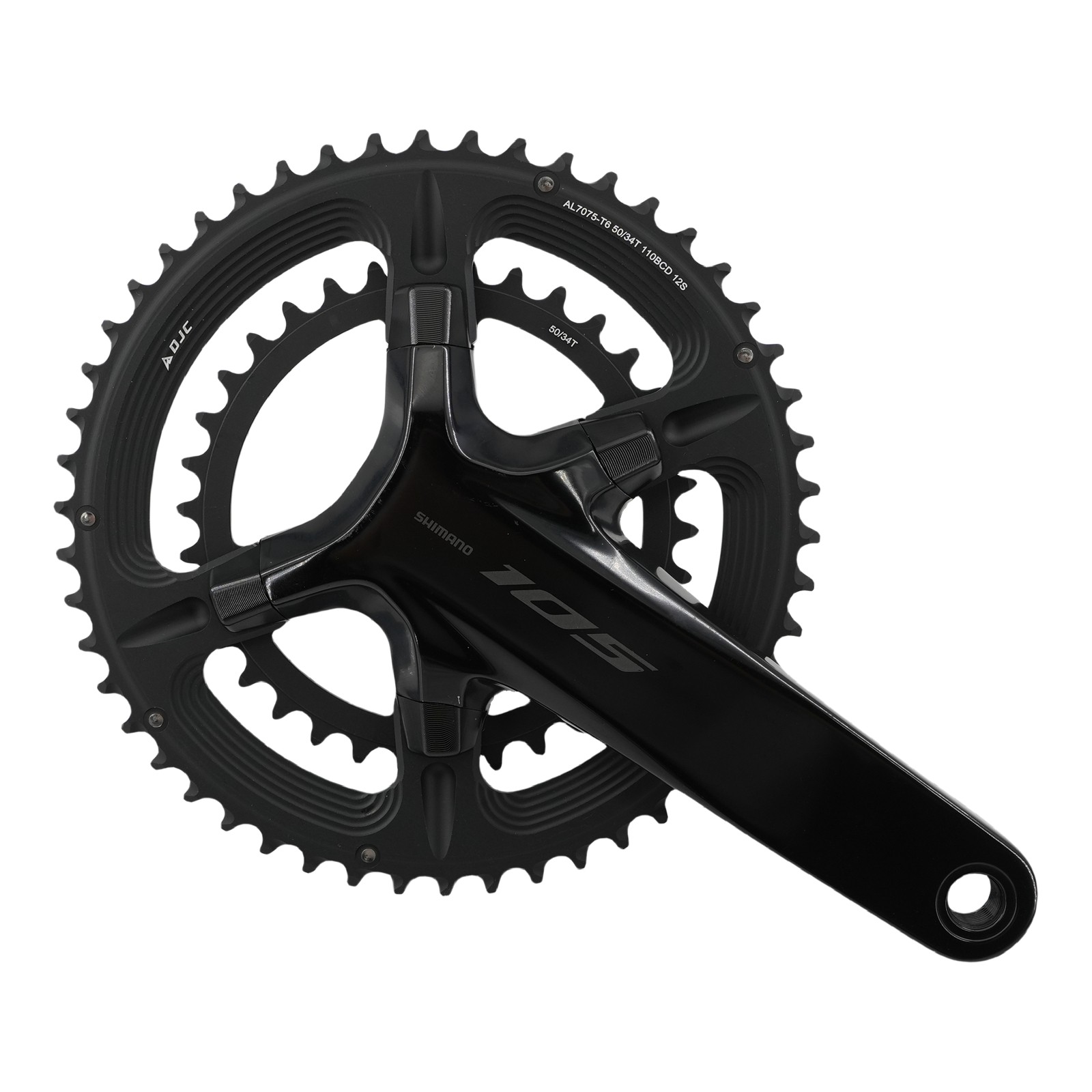 DJC Road Bike Chainring 110bcd 4 Bolts Mounting Oval Round 2x Double for Shimano