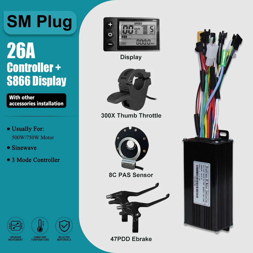 Three-Mode Controller Sine Wave with LCD Display and Learning Function 17-60A
