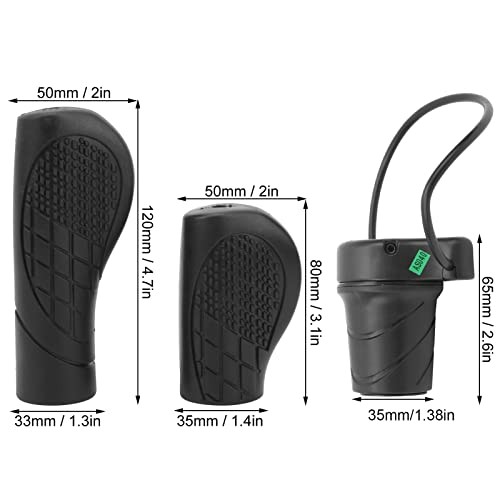 Electric Bike Throttle, Waterproof Half-Twist Non-Slip Grip Throttle Handle