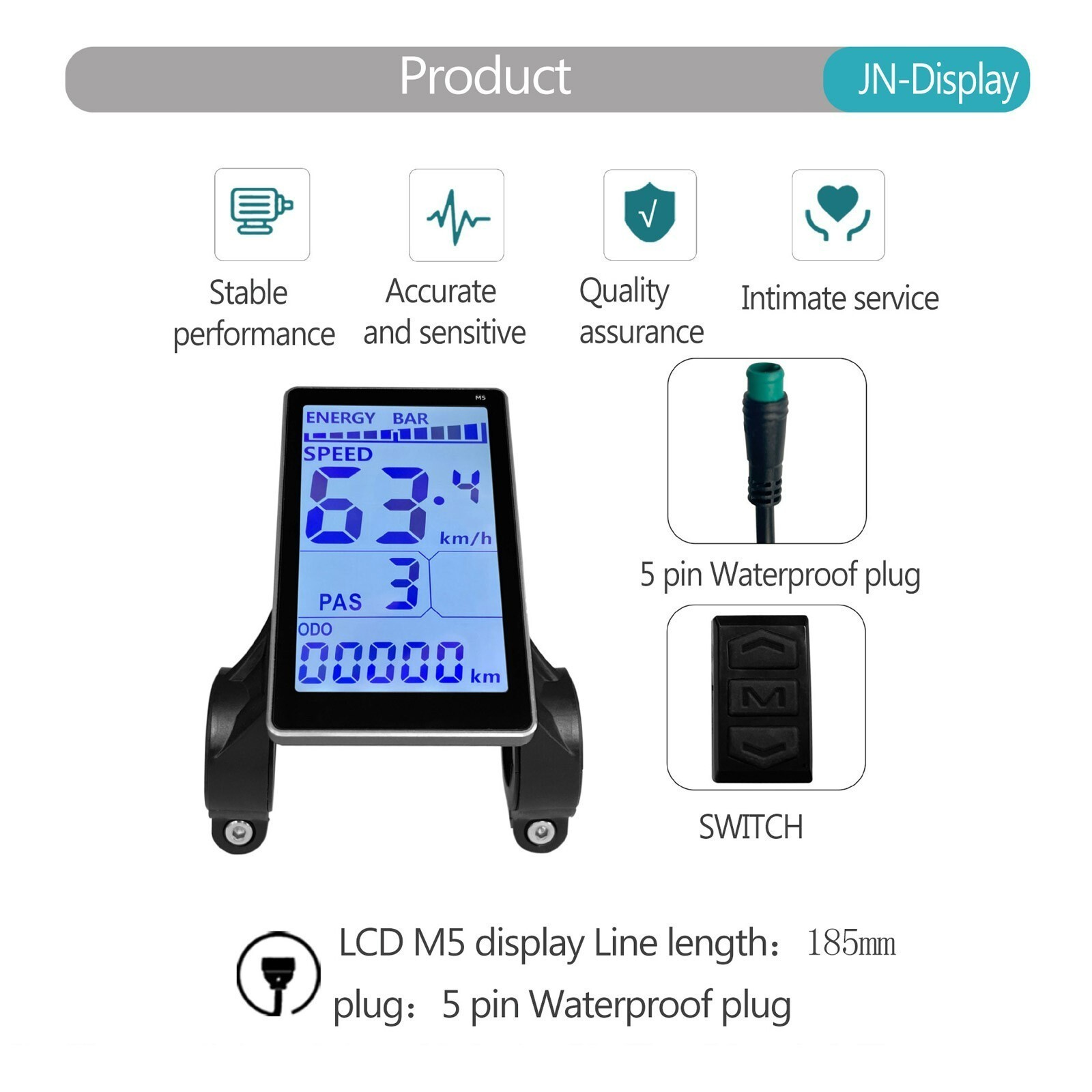 Screen LCD Display Replacement for DIY XP 2.0/3.0 Mountain Bike Electric Scooter