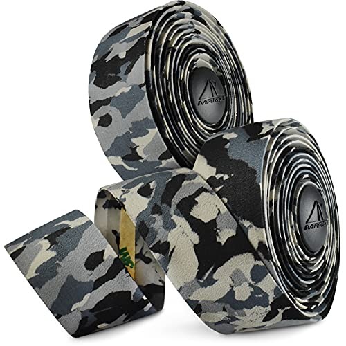 Road Bike Handlebar Tape – Road Cycling Bicycle Handle Urban Camo Gray/Black