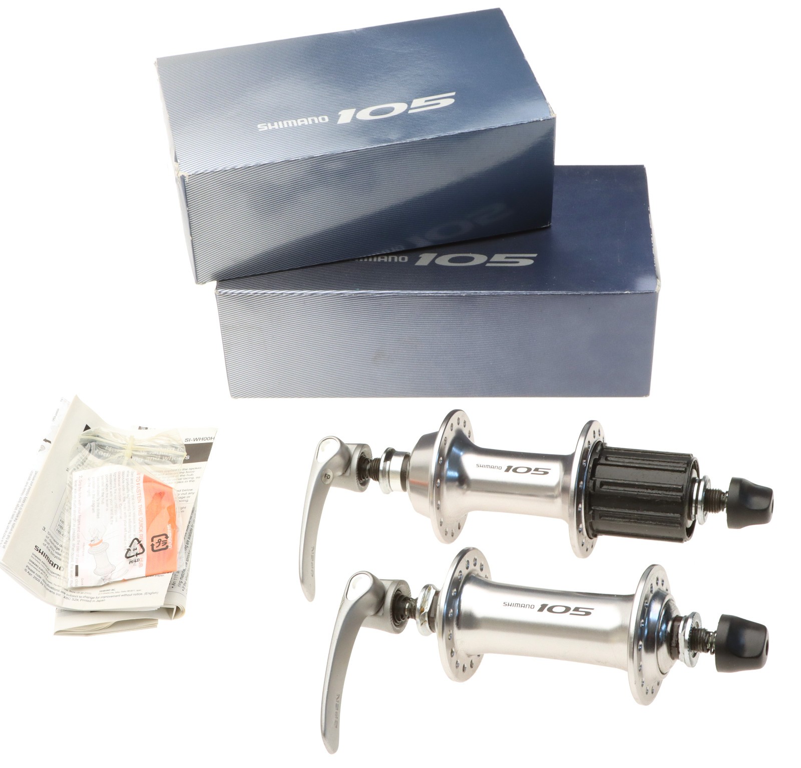 Shimano 105 5600 Hubset HG Road 32h 100/130mm QR 9/8 Speed NEW NOS