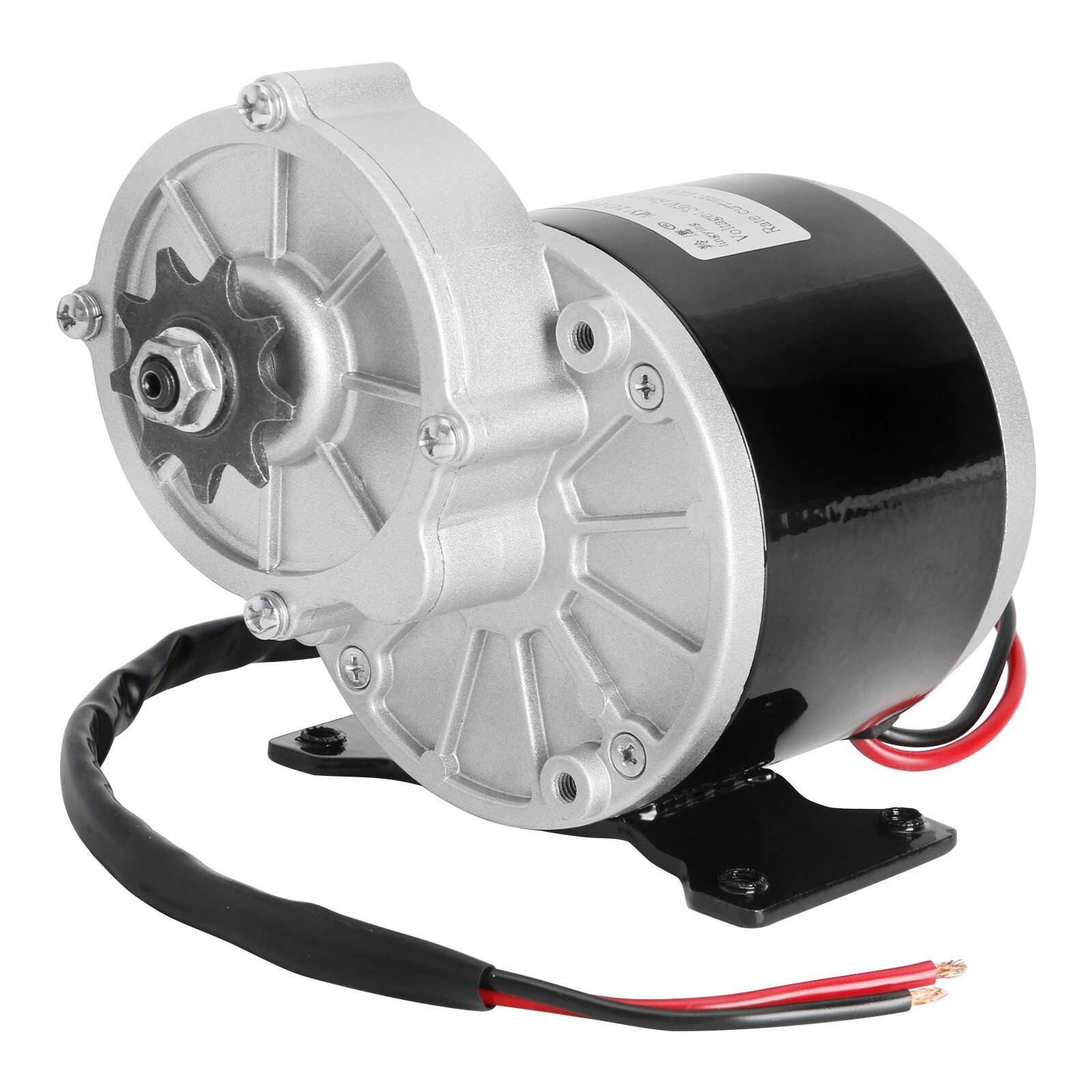 MY1016Z3 36V 350W DC Gear Reduction Brush Motor For E-Bike Scooter ATV Go Kart
