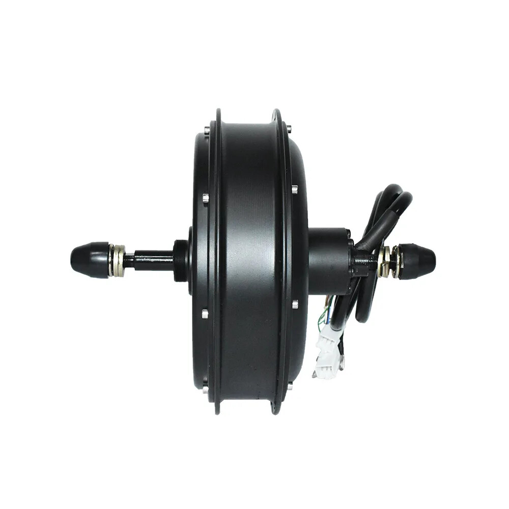 72V 3000W Snow Electric Bike Brushless Waterproof Hub Motor 45H 175mm 190mm