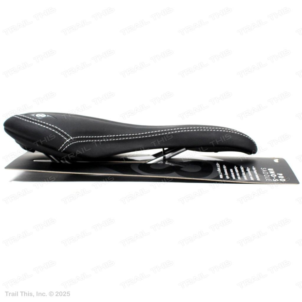 Origin8 Pro Uno-S Black Bicycle Saddle Synthetic-Leather Road / MTB