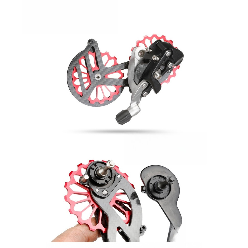 Lightweight Rear Derailleur Pulley Wheel Made of Carbon Fiber for Road Cycling