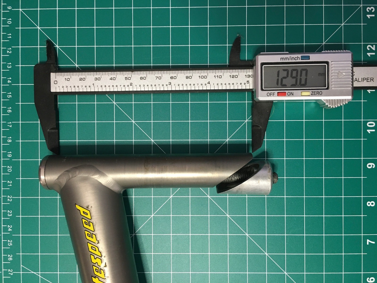 LITESPEED 1″ Titanium Quill Stem Ti 120.0mm Length 26.0mm Clamp 22.2 Vintage