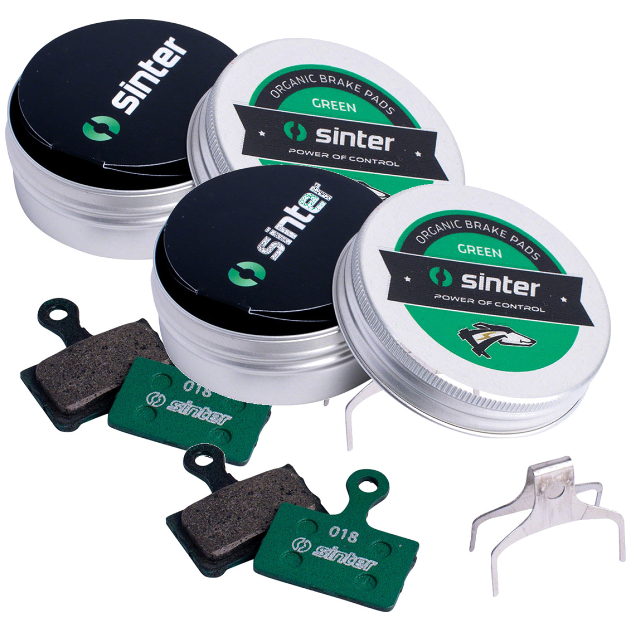 Sinter Green s2032 Organic Disc Brake Pads Set K Type, High-Performance Racing