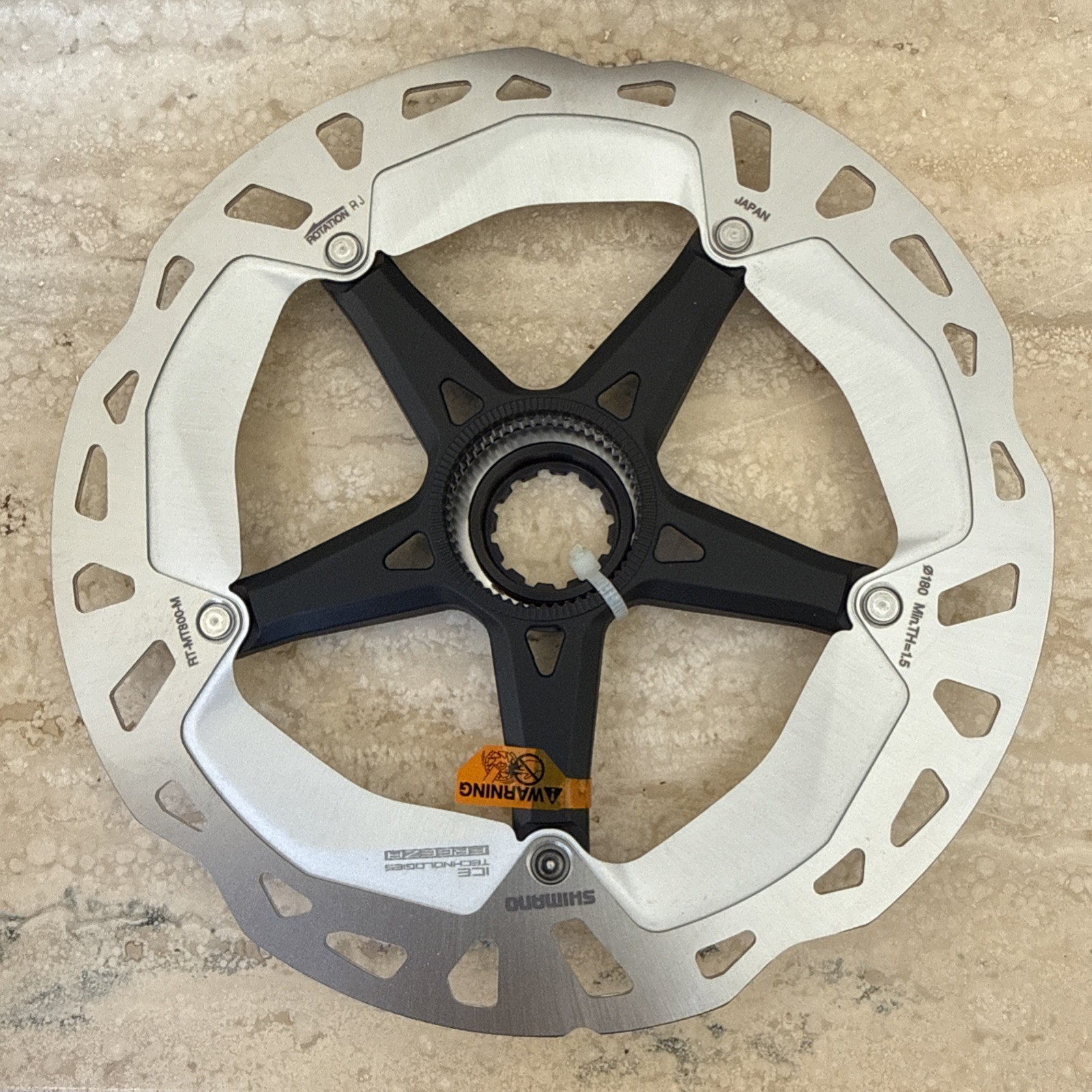 Shimano XT Ice-Tech RT-MT800 Center Lock Disc Brake Rotors 180 mm
