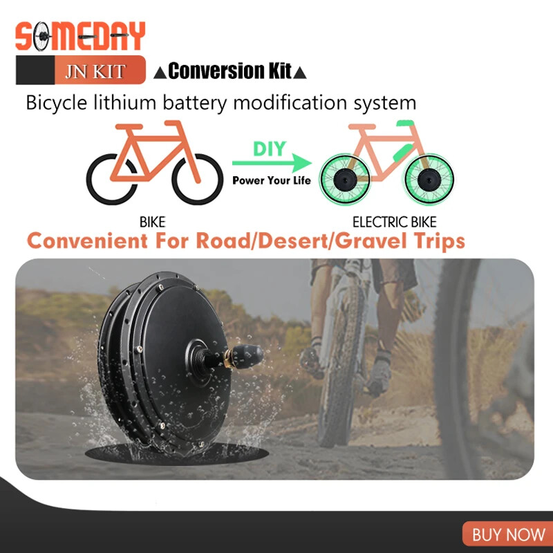 36V 48V 500W 1000W 1500W Gear Front Rear Hub Motor Wheel Ebike Conversion Kit