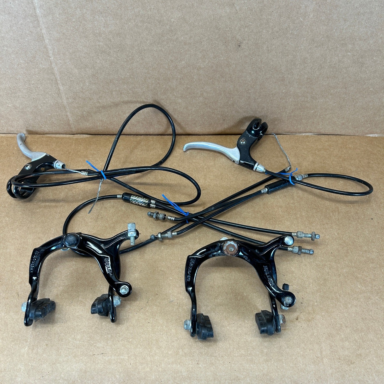 Old School Dia-Compe Bulldog BMX Brake Set Calipers Levers Odyssey Gyro G3 Cable