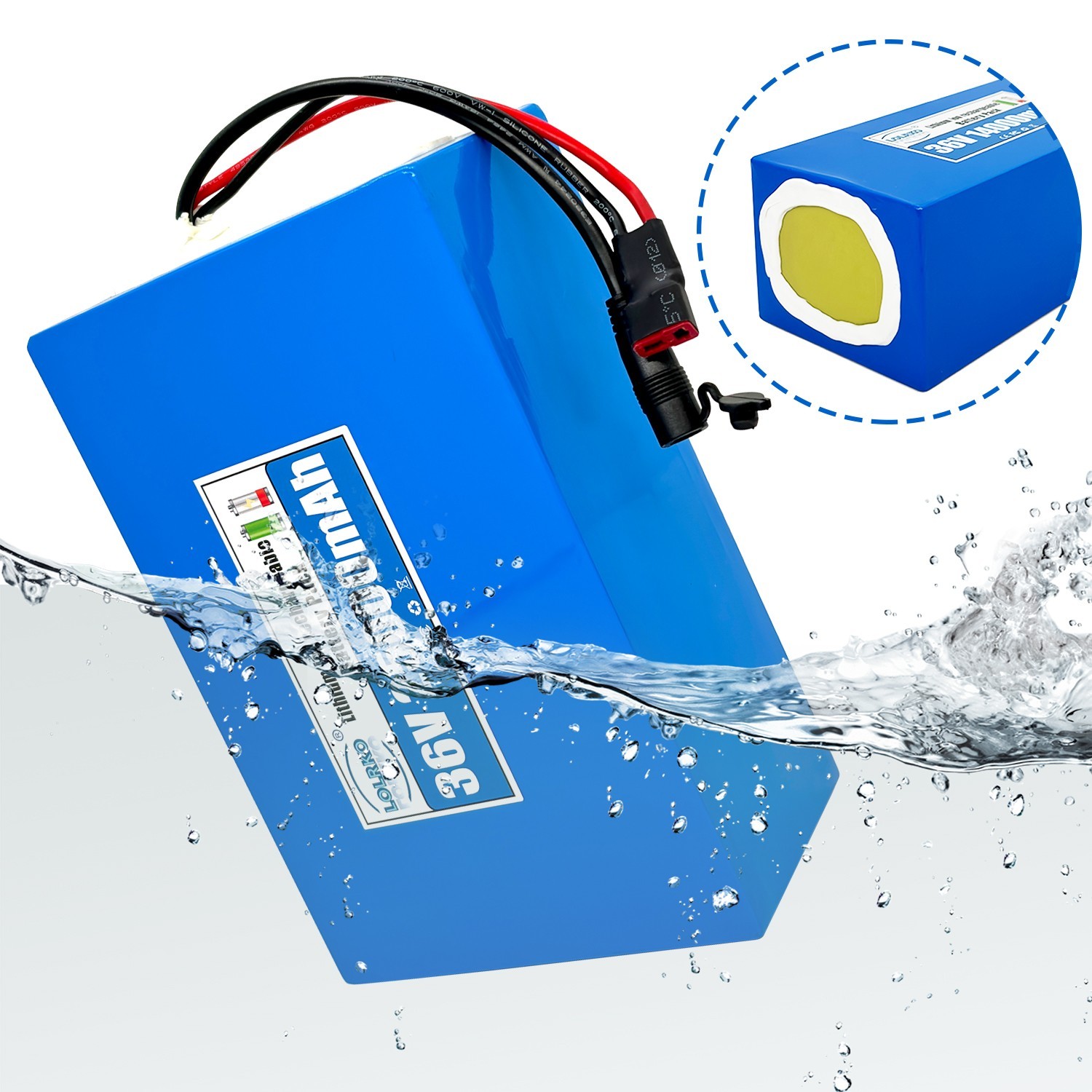 36V 25AH Battery for 200W-1000W Ebike Electric Bicycle Bike Scooter 30A BMS