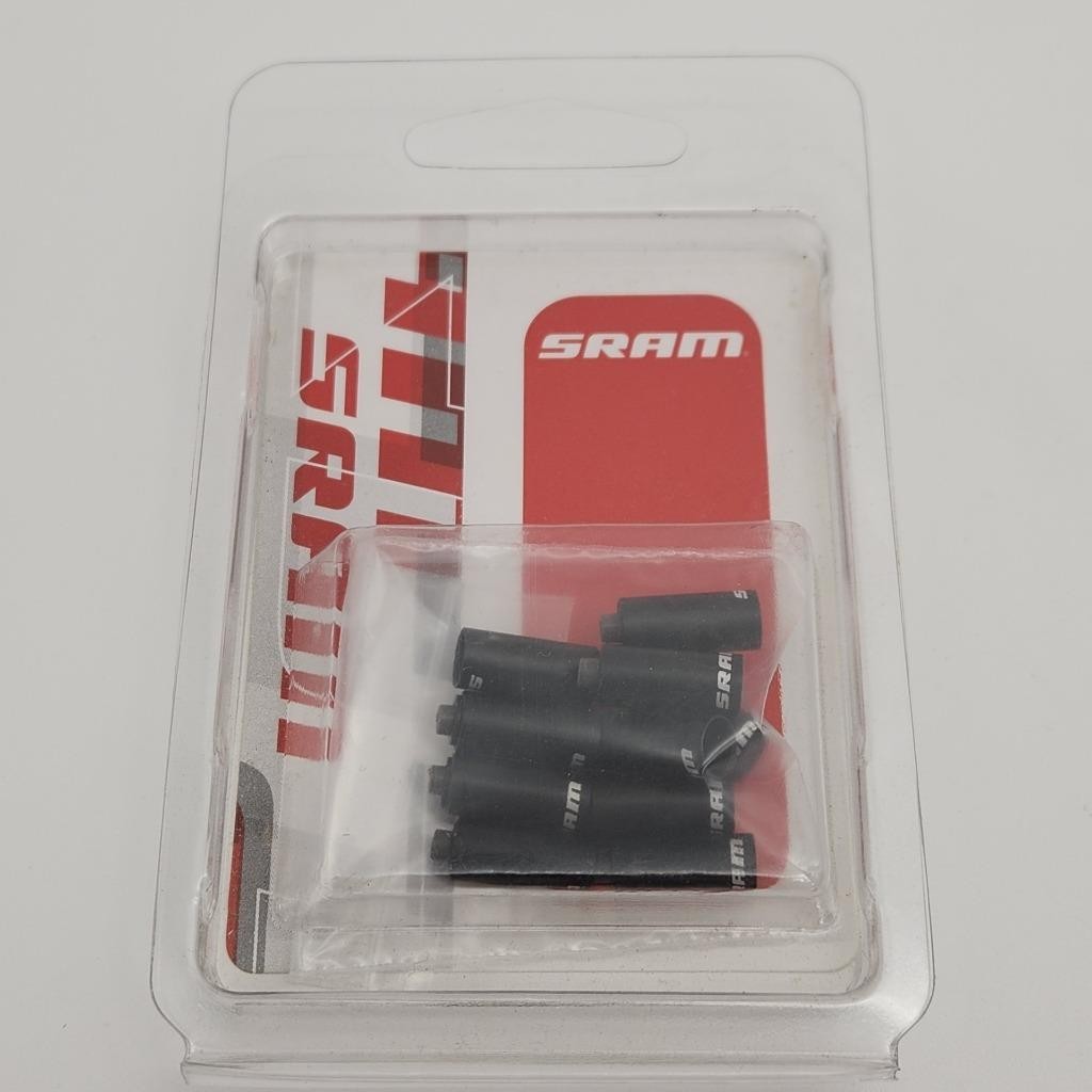SRAM 5mm Hooded Ferrule for Bicycle Brake Cable – Ten (10) Ferrules OPEN PACKAGE