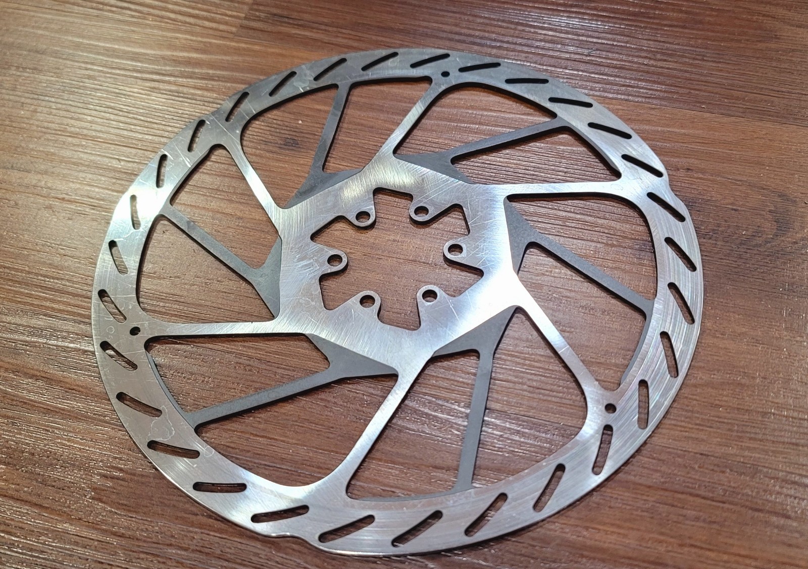 SRAM HS2-200 Disc Brake Rotor 200mm 6-Bolt Rounded SILVER/BLACK