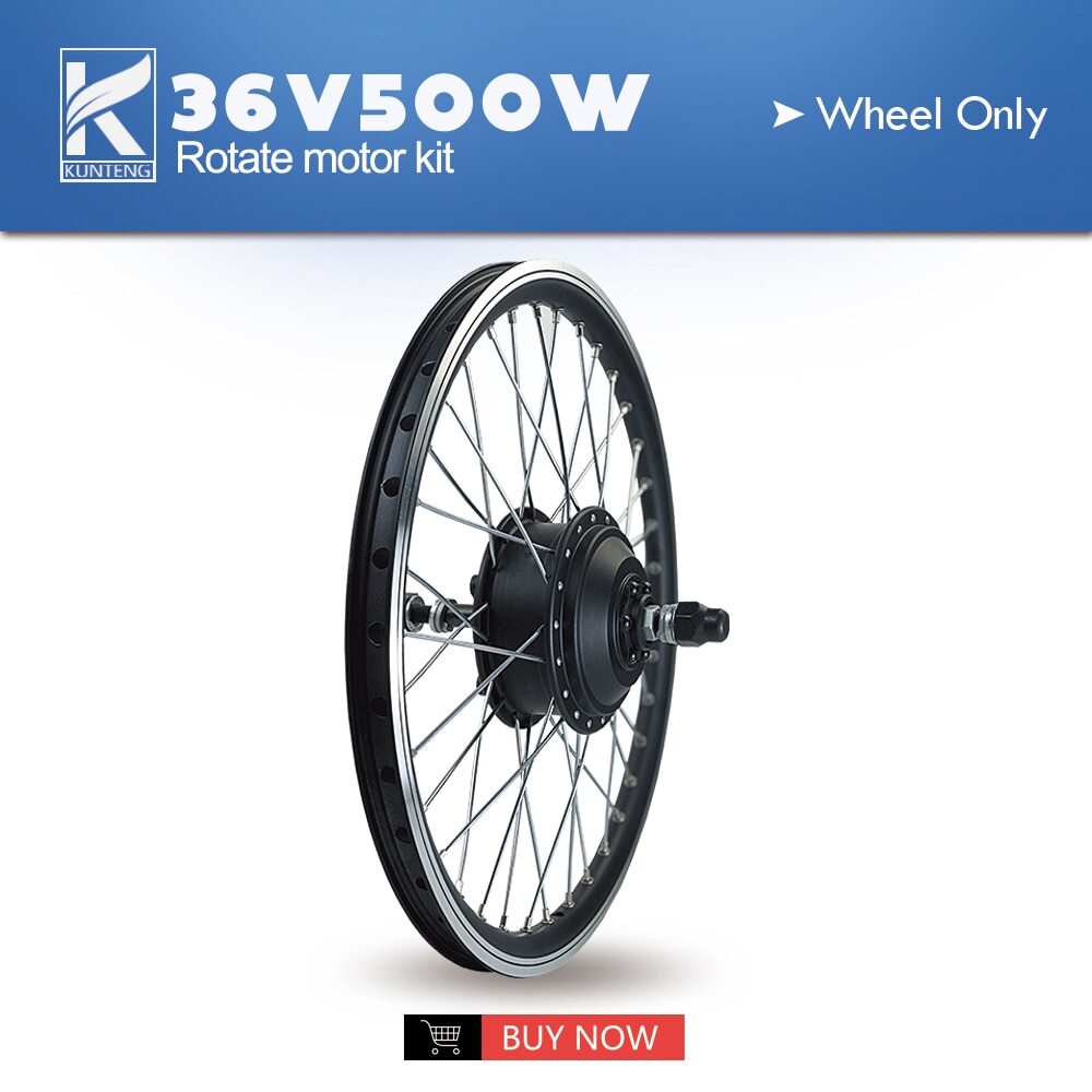 36V48V 500W EBike Conversion Kit Rear Rotate Hub Motor16 20 24-29inch 700C Wheel