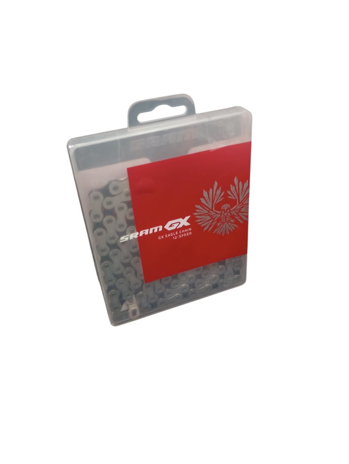 SRAM GX Eagle 12-Speed Chain 126 Links with PowerLock, Silver/Black