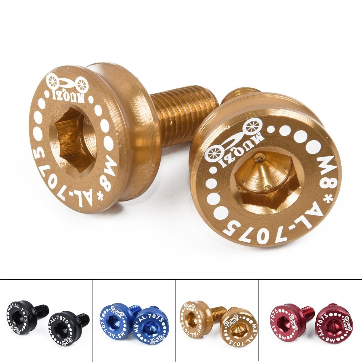 2x MTB Bicycle Bike Crankset Crank Part Bottom Bracket Dust Proof Cover Cap Bolt