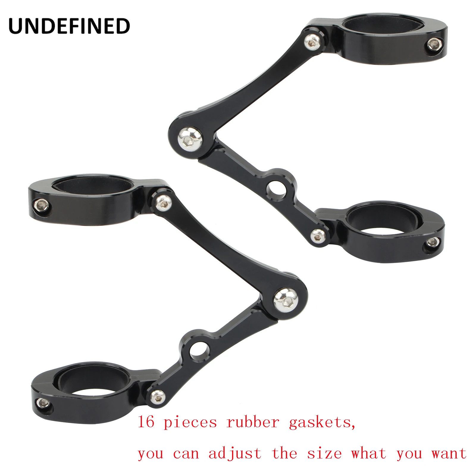 33mm 58mm Headlight Bracket Mount Clamp Fork Tube Light Holder 54mm 49mm 45mm
