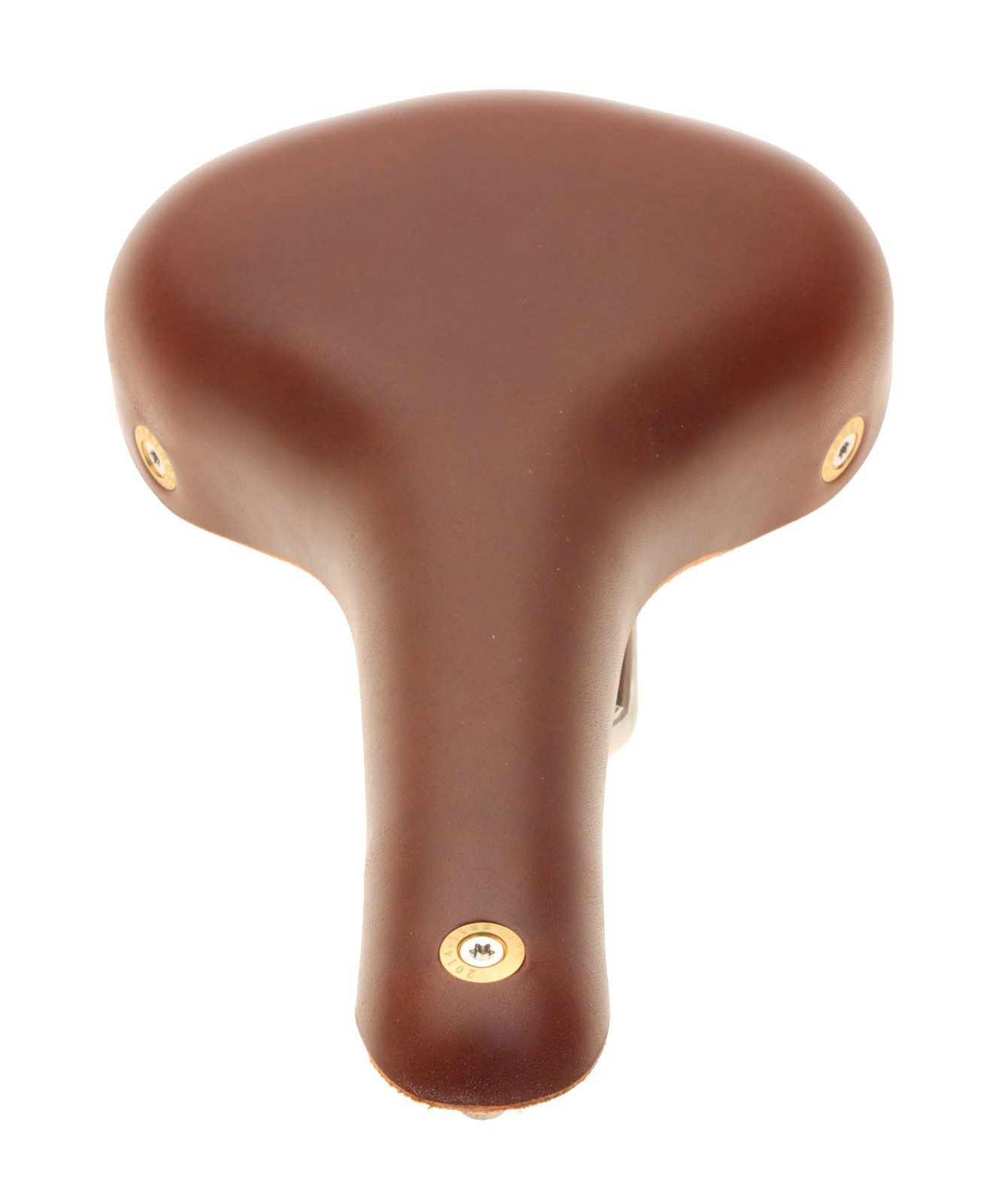 Gilles Berthoud Soulor Saddle Steel Rails Hard Leather Cover Brown NEW NOS NIB