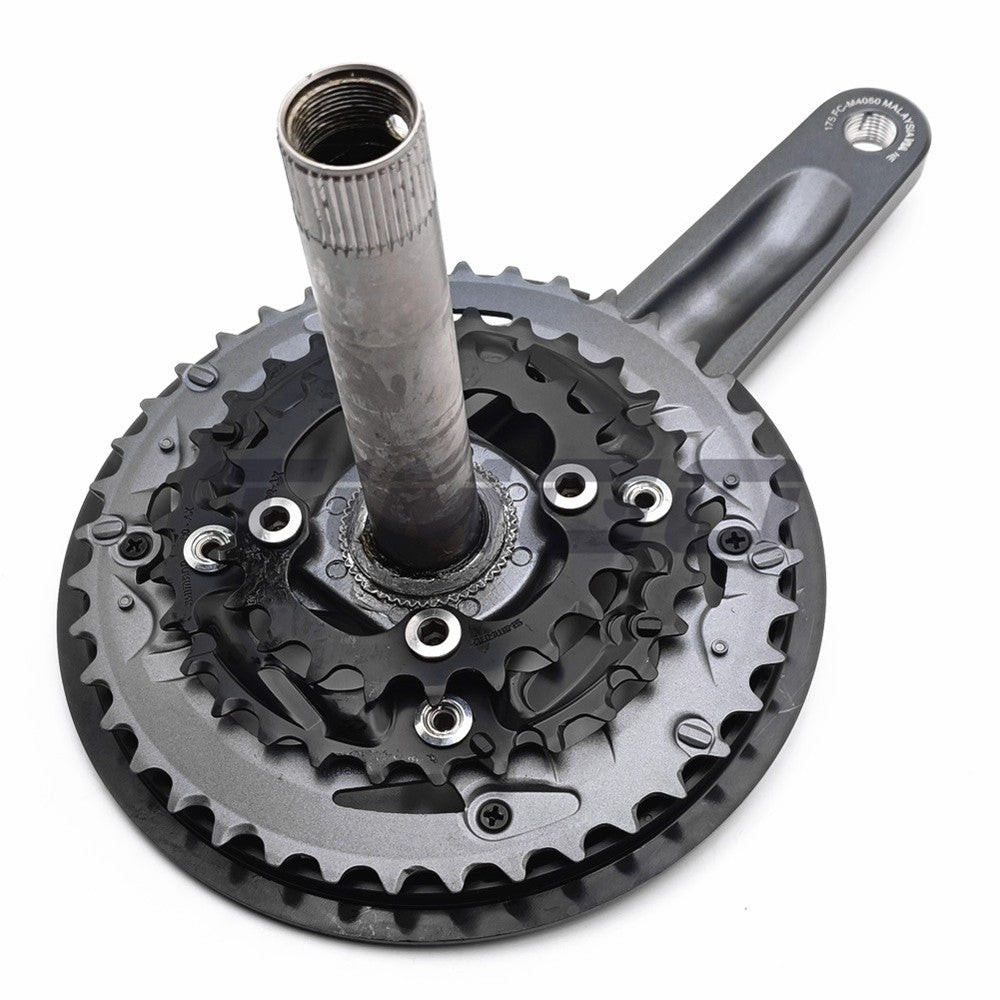 Shimano Alivio FC-M4050 3×9 Speed Crankset 40-30-22T HollowTech II SM-BB52