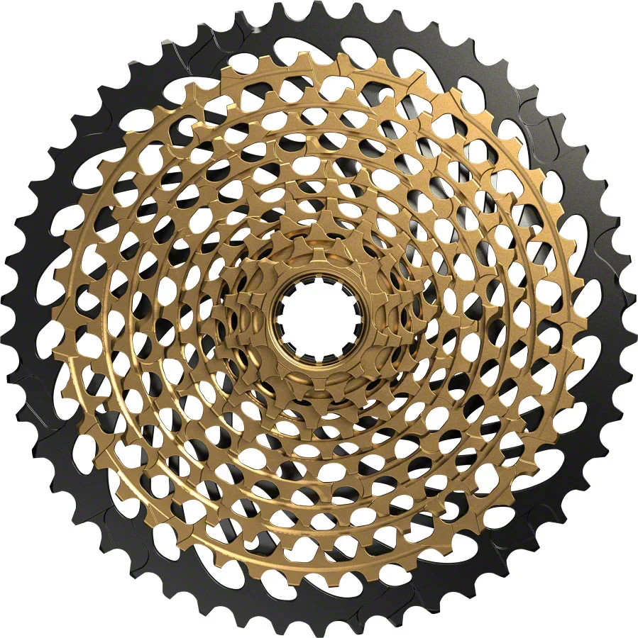 SRAM XX1 Eagle AXS XG-1299 Cassette – 12-Speed, 10-50t, Gold, For XD Driver Body