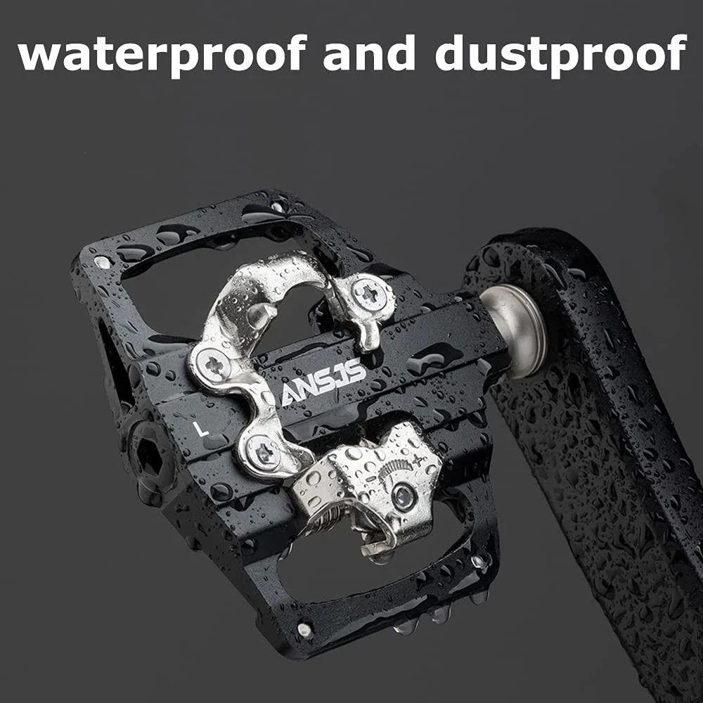 MTB Dual Function Pedals SPD Clipless Platform Mountain Bike Clip Cycle