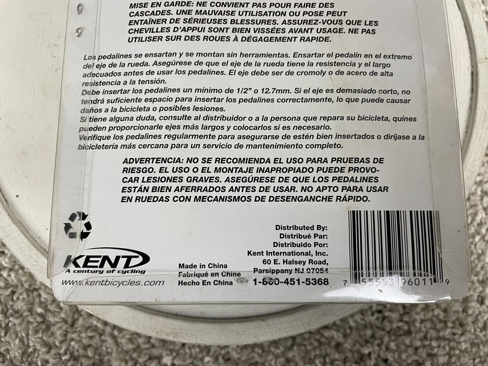 Kent Bicycles XFactor #96011 BMX 5″ Axle Steel Pegs Accessory