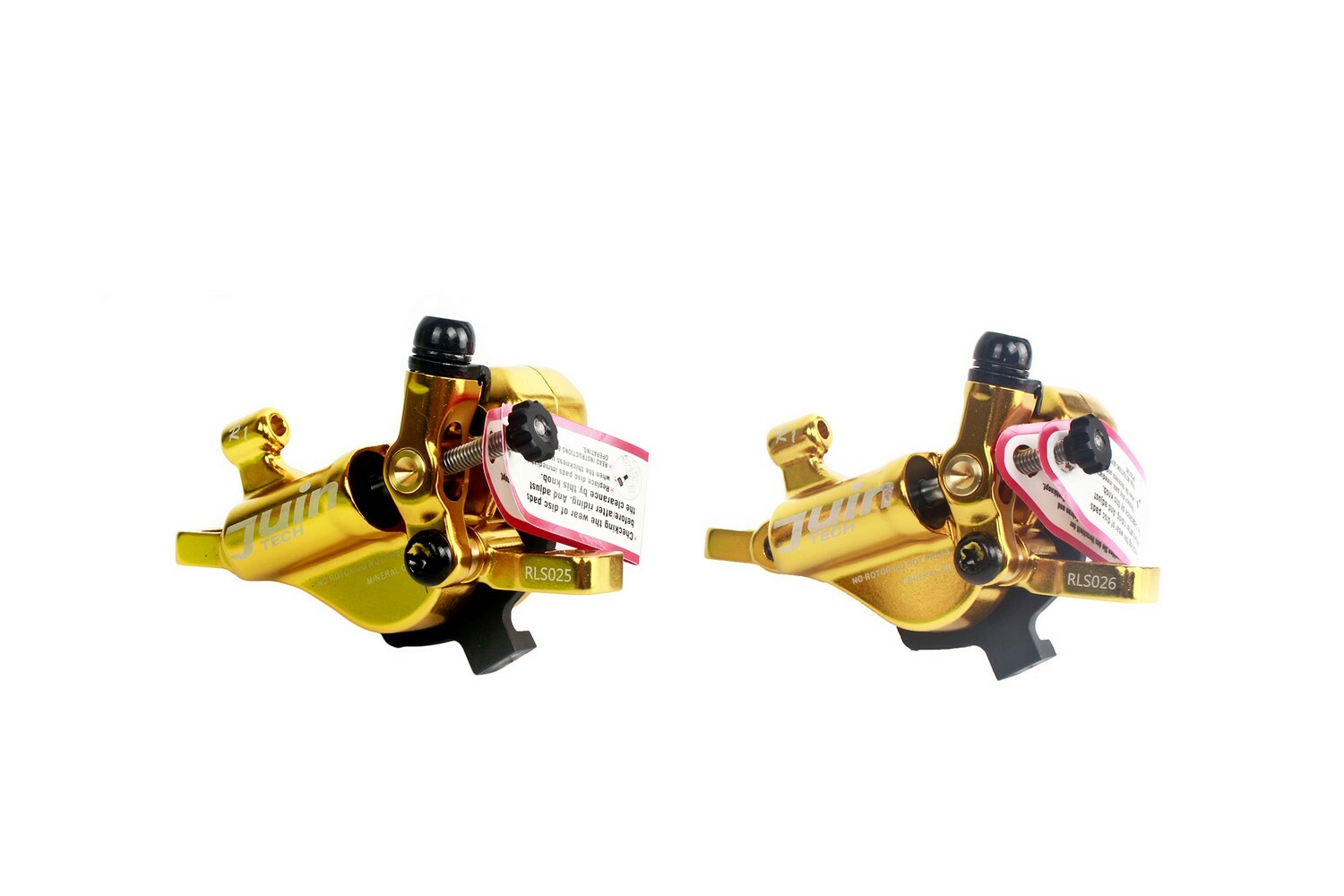 Juin Tech R1 Road Cyclocross Gravel Bike Hydraulic Disc Brake Set Gold
