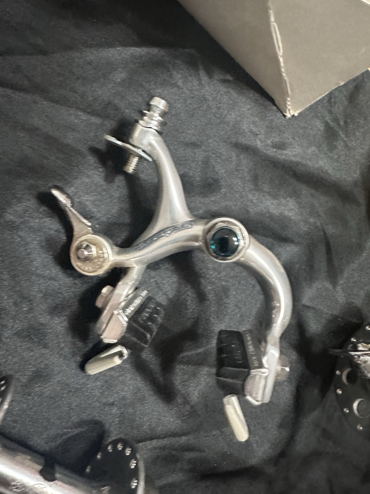 Campagnolo Super Record Brake Set Kit Calipers Levers Cables NOS & More Used