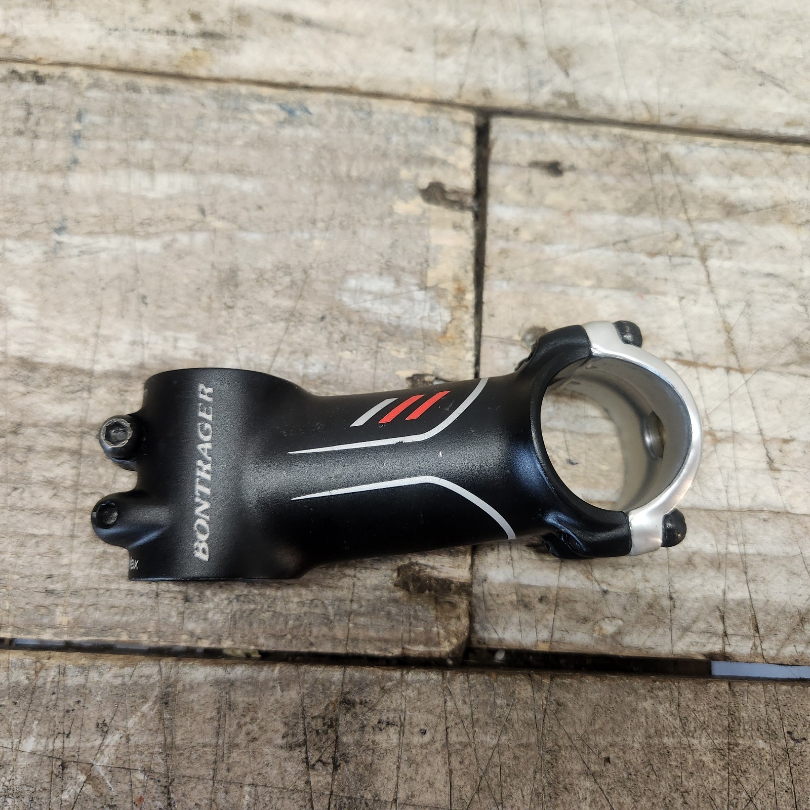 Bontrager Race X Lite Stem 80mm 31.8mm Clamp 1-1/8” Threadless Black Silver MTB