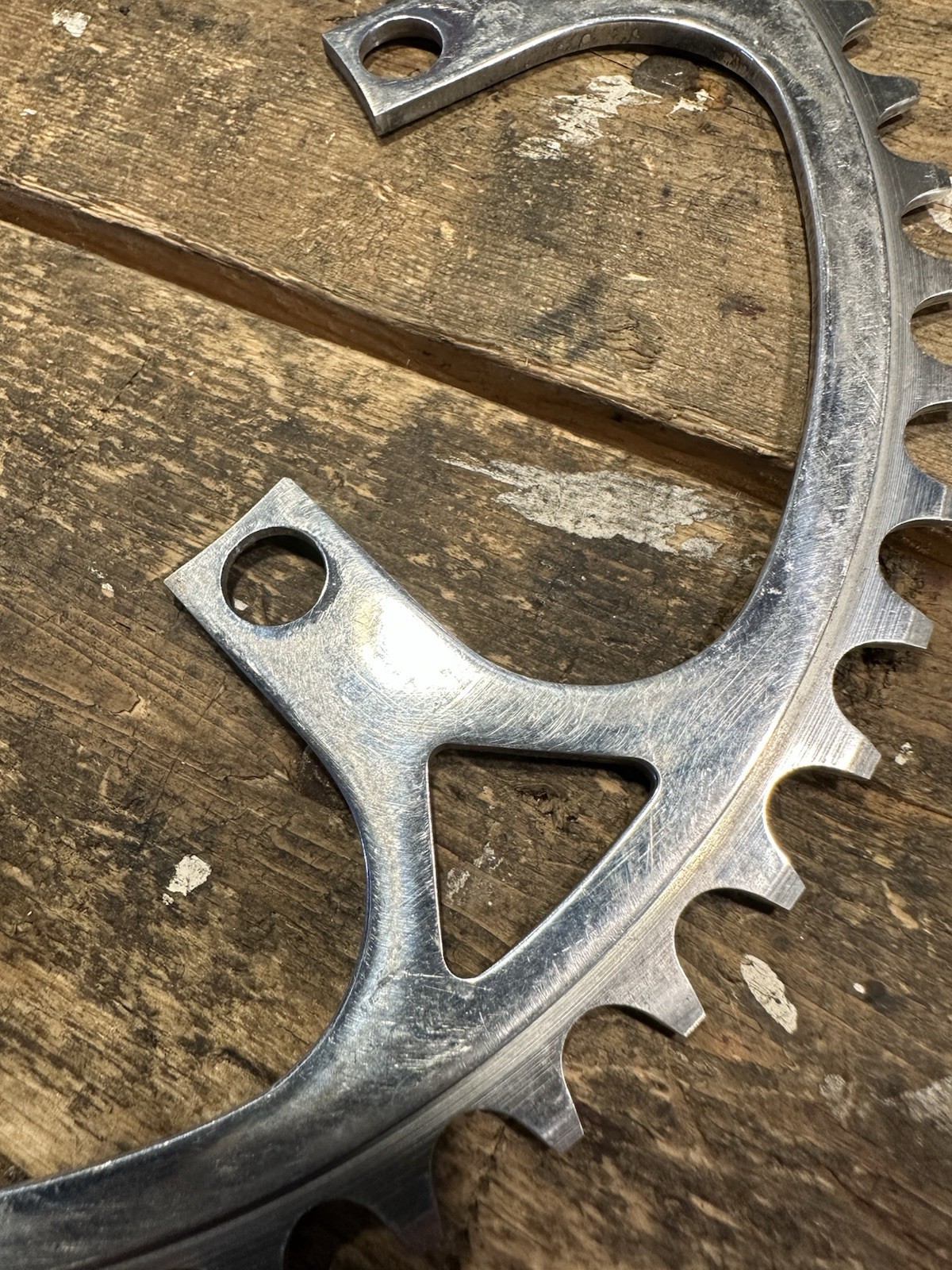 ZEUS 54 tooth 119mm bcd Chainring. Time Trail BIG RING Vintage Zeus 2000