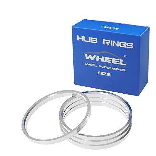 Hub Centric Rings, 130.8 to 116.7, Set of 4, Aluminium OD130.8–ID116.7mm