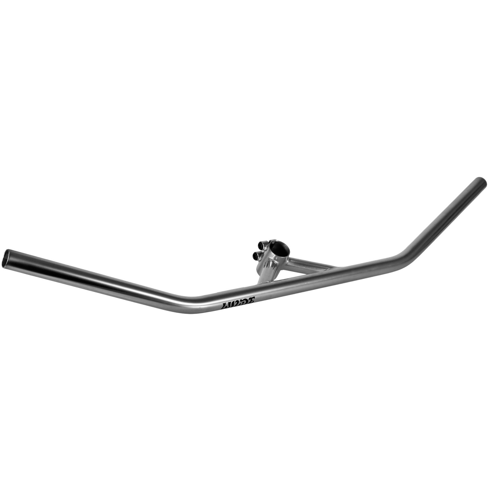 Wilde Bicycle Bullwinkle Bar/Stem, 800mm, 25mm Rise, Polished Chrome