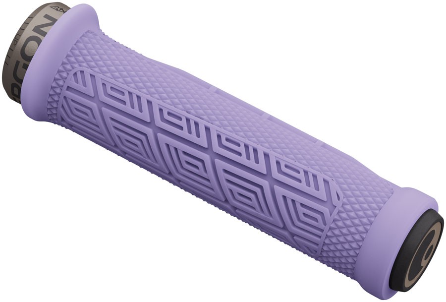 Ergon GDH Downhill Ergonomic Bike Grips with GravityControl Rubber – Lunar Lilac