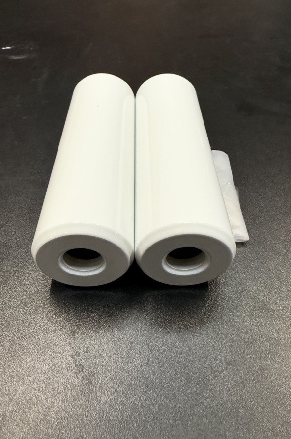 White Alloy Threadless Bicycle/BMX Pegs