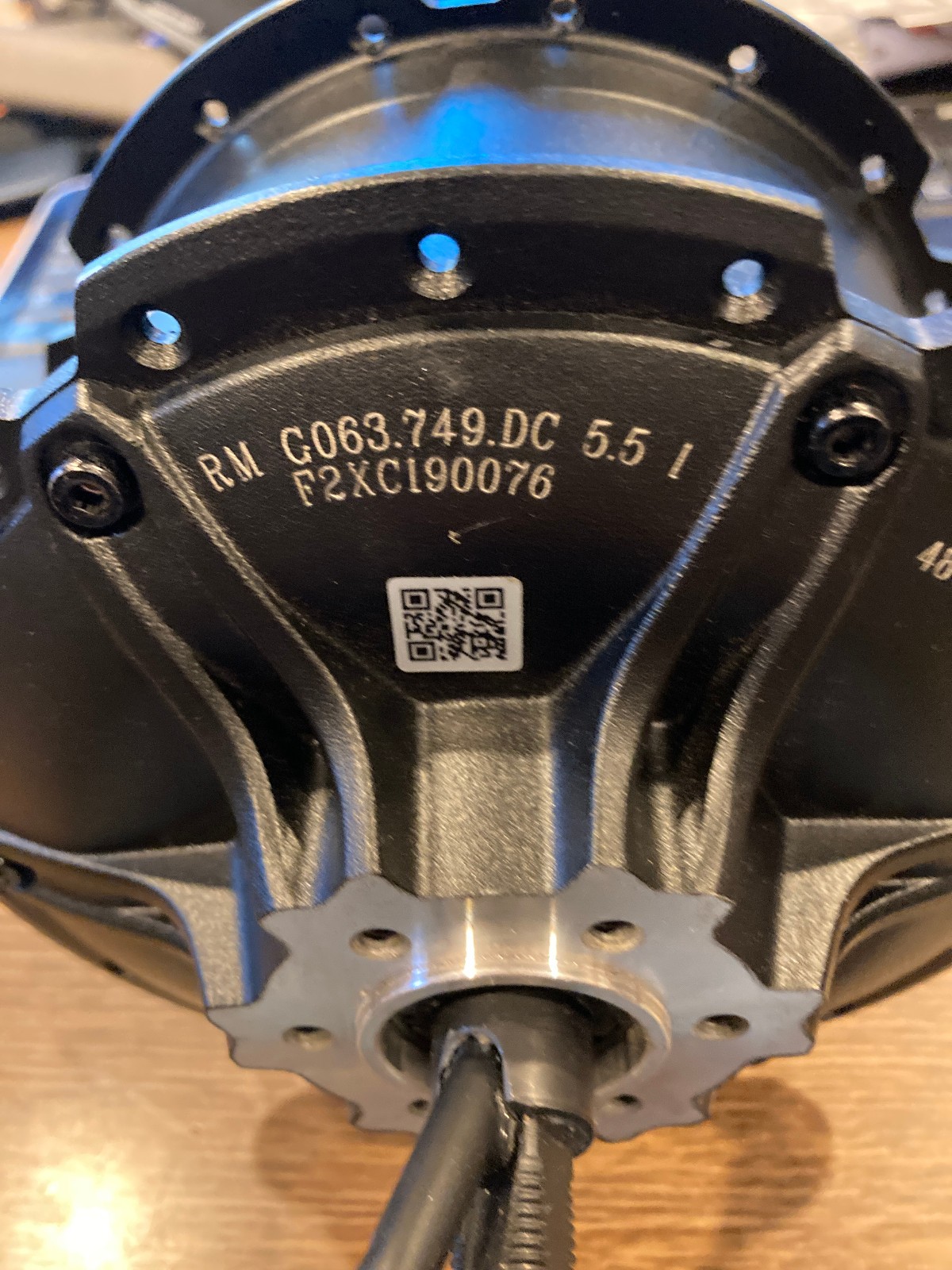 The Pedego RM C063.749 Cassette Rear Hub Motor 175mm