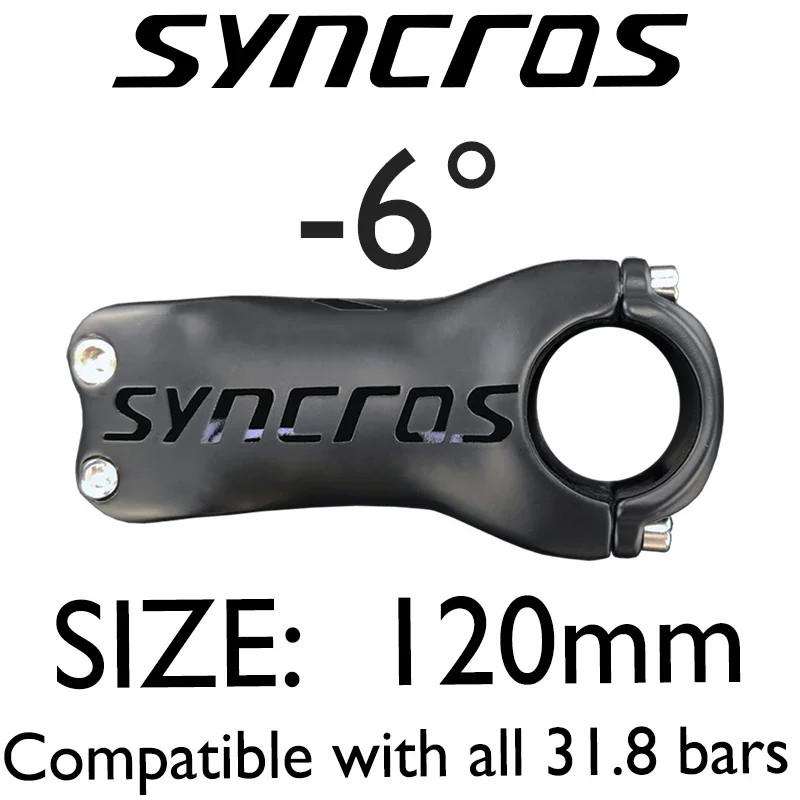 Full Carbon Stem Mountain/Road Bike Stem Parts Angle 6/17 Degree 60-120mm Stem