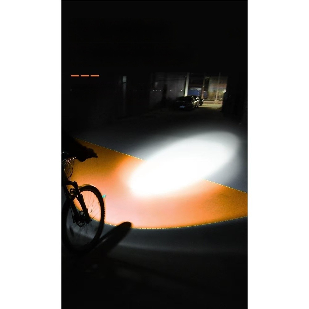 Solar Bike Front Light 100 Lumen Dual 3030 LEDs Wide 155 Deg Anti Glare