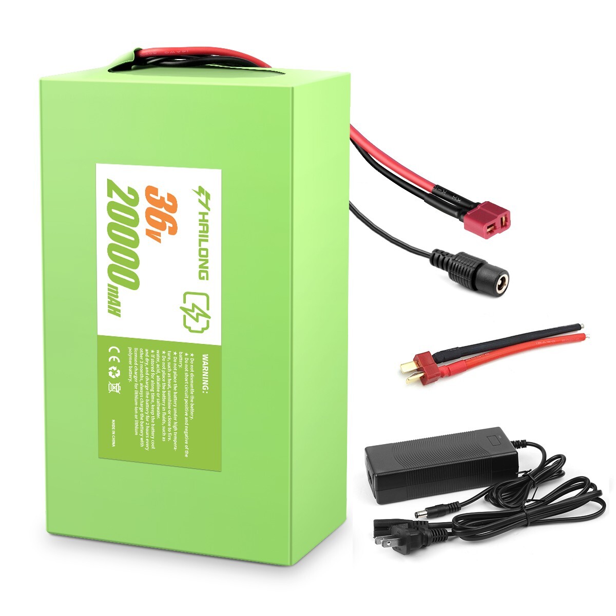 H HAILONG 36V 20Ah Lithium ion Battery Pack for 350W-1000W Motor battery
