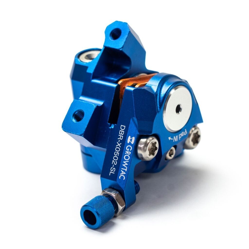 GROWTAC EQUAL Disc Brake Caliper Flat Mount Blue Single item