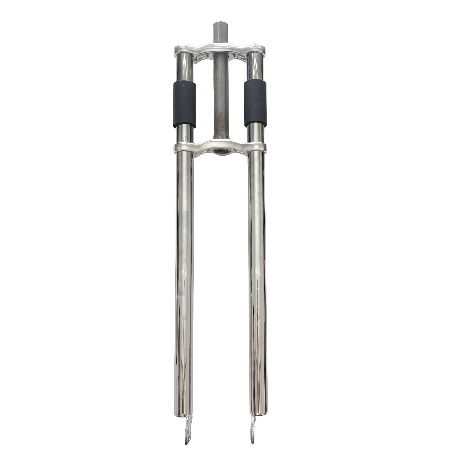 26″ Triple Tree Non Suspension Bike Fork w/Double Shoulder fit 26×3.5 Fat tire