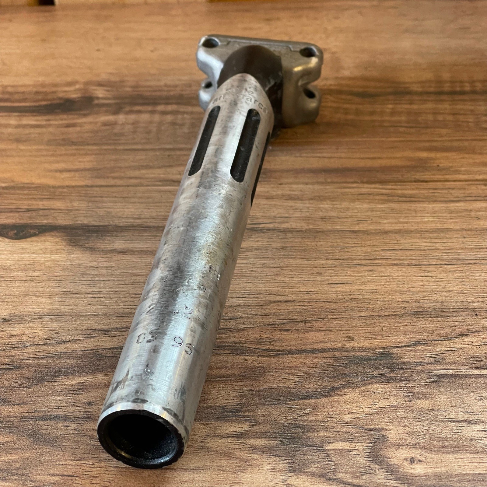 Vintage Selle San Marco Fluted Seatpost 27.2 220 Black Forged Head Eroica