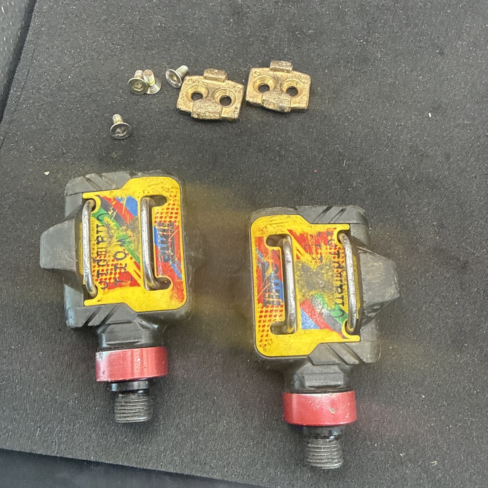 Time World Champion Atac Clipless Mtb Cycling Pedals (TW)-a)