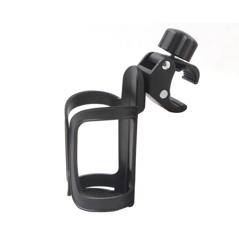 Black Cup Holder for Baby Carriage Bike Tricycle Umbrella 14 cm x 7 cm