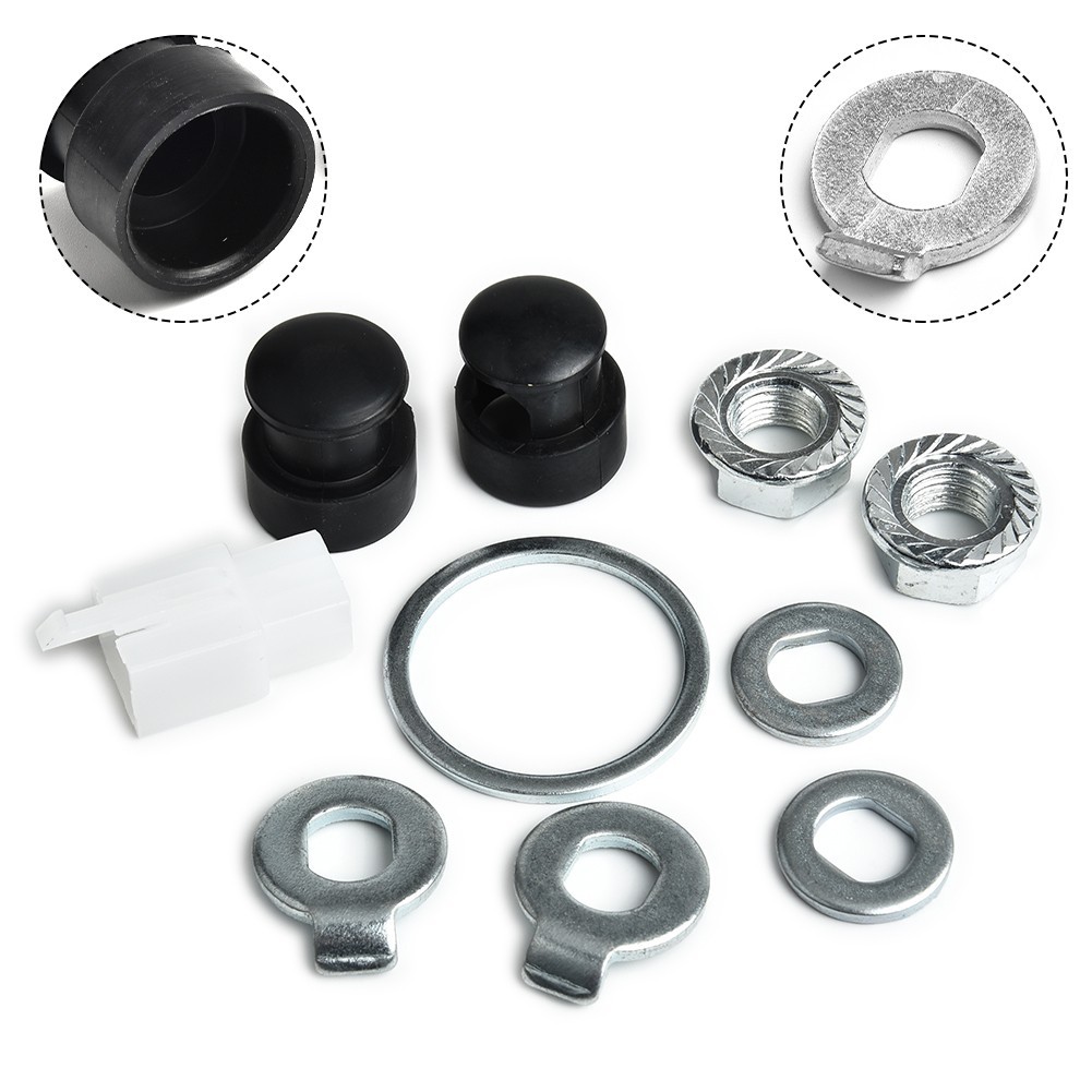 E-Bike Hub Motor-Axle/M14 Lock Nut Lock Washer Spacer Nut Cover Replacement