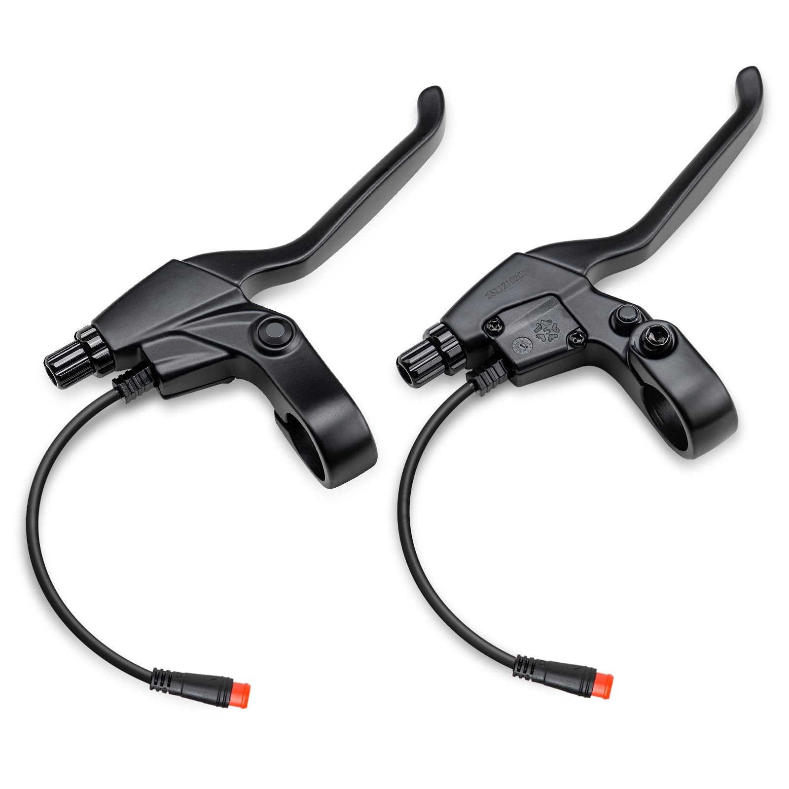 E-Bike Brake Lever Set 2 Pin Male Cut Off Power Electric Bicycle Handle