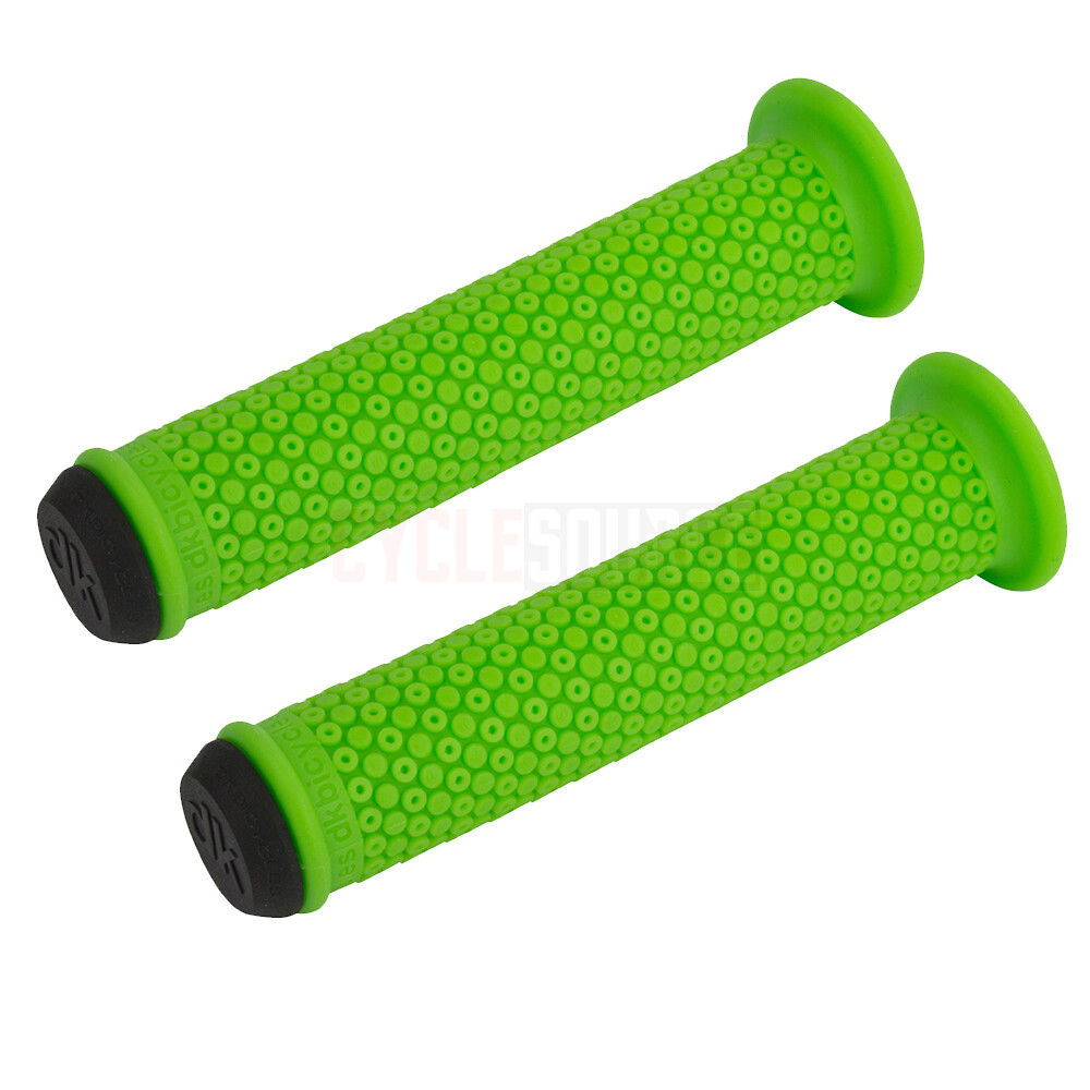 dk shuko II grips 7/8″ bmx freestyle bicycle bike handle grips green