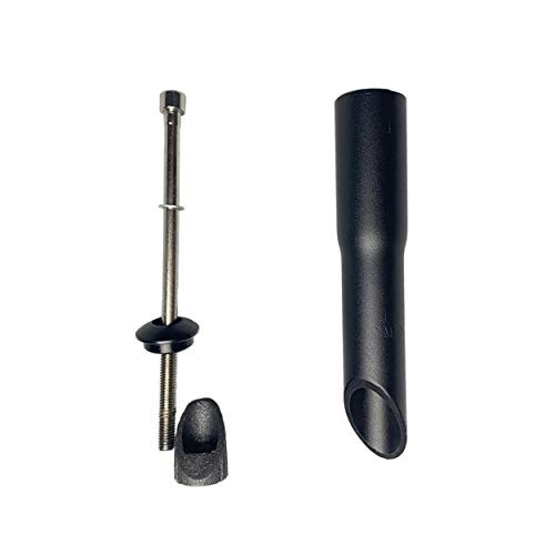 Aluminum Alloy Bike Fork Stem Quill Riser Extender Extension Road 22.2mm Black