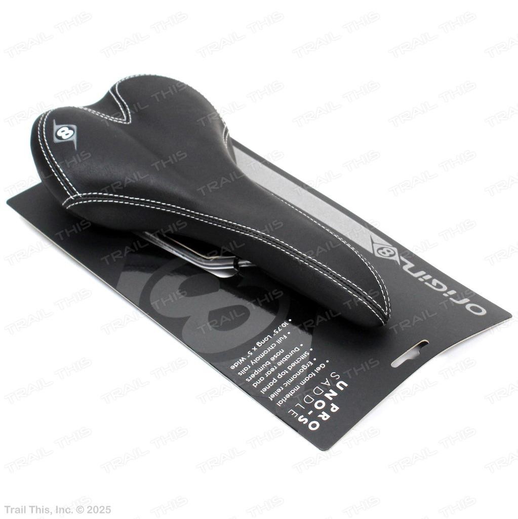 Origin8 Pro Uno-S Black Bicycle Saddle Synthetic-Leather Road / MTB