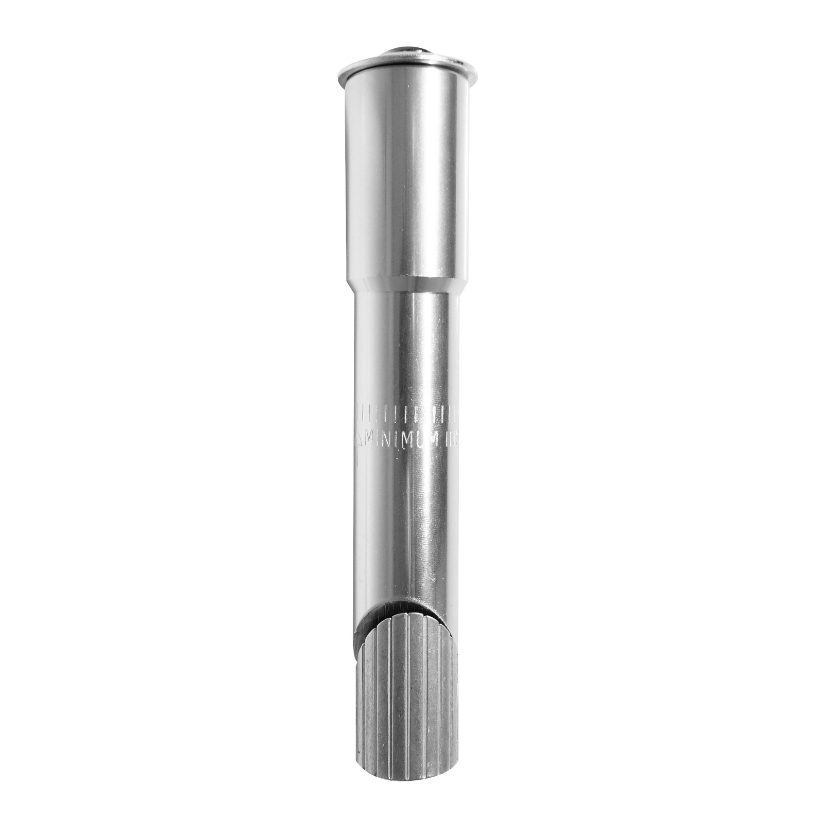 Silver Aluminum Bicycle Stem Adapter Converter 22.2mm Quill to 1″ Threadless
